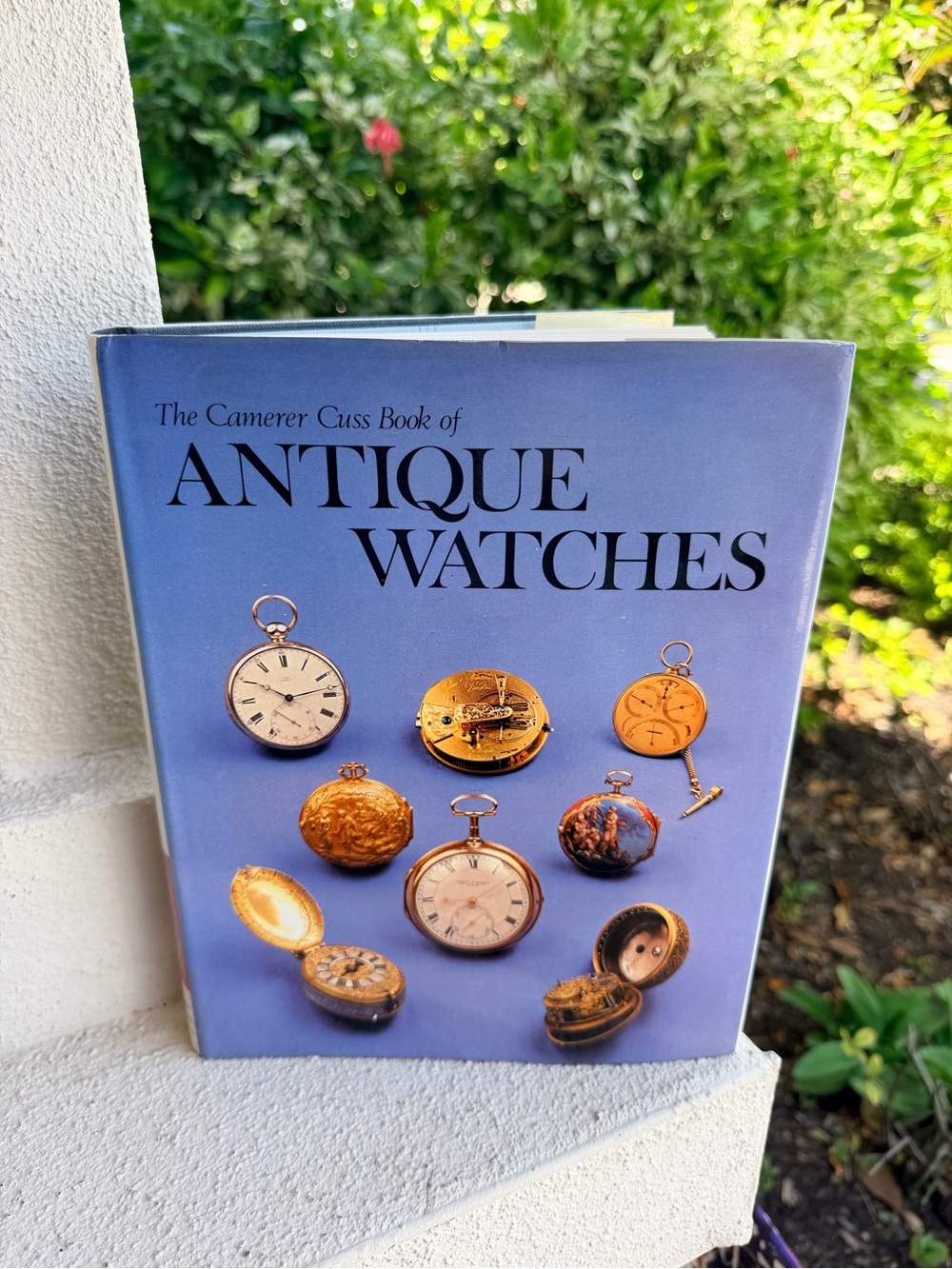 Camerer Cuss Book of Antique Watches 1976 Hardcover Dust Jacket Collector